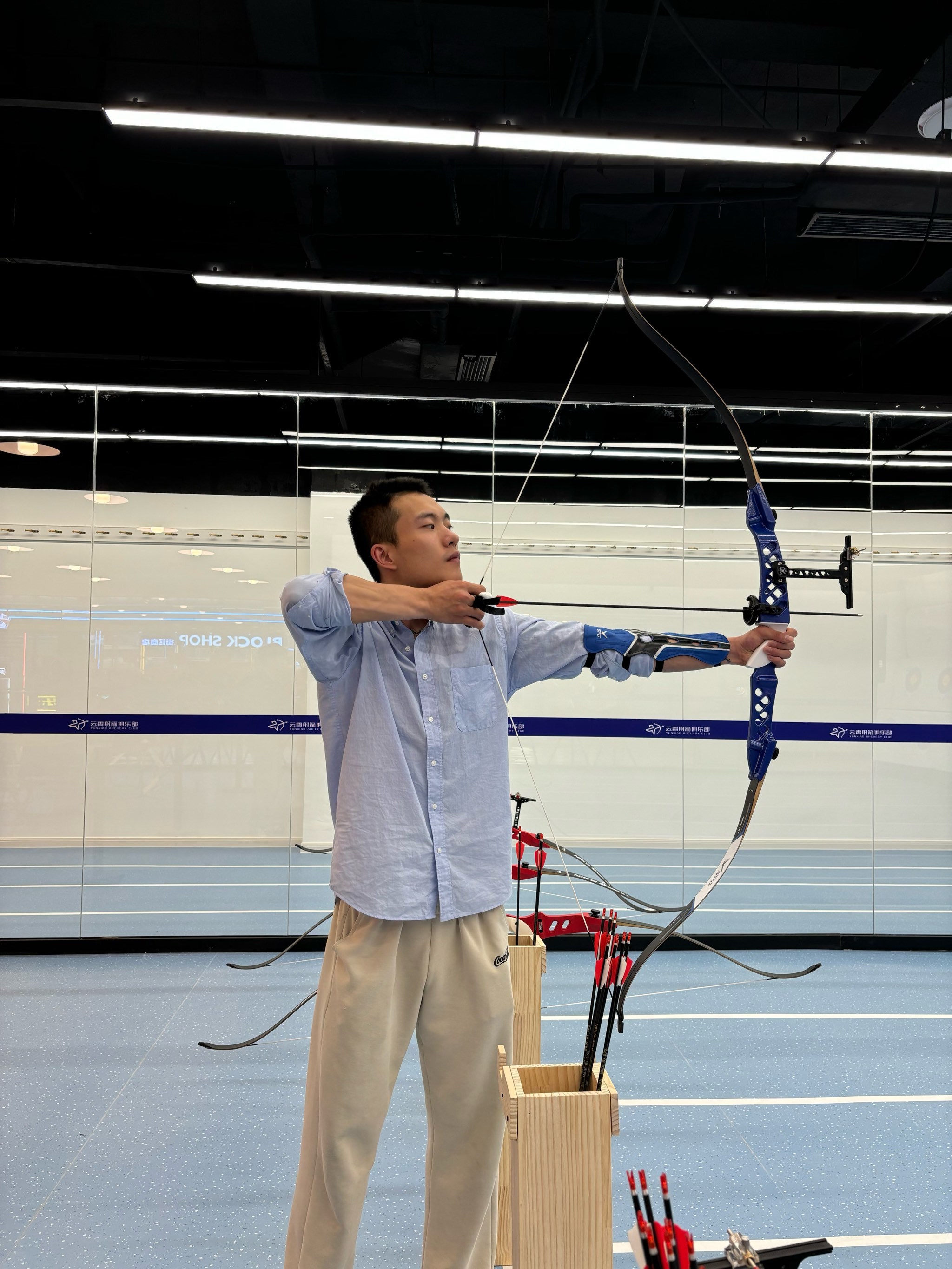 法国选手在射箭项目中刷新记录